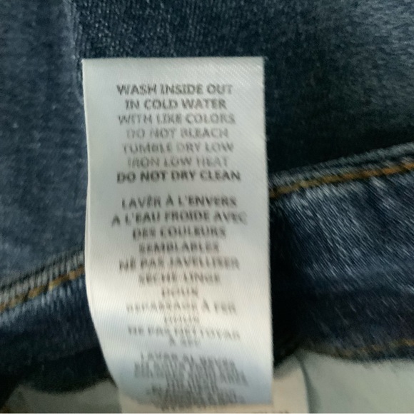 GOOD AMERICAN Cropped Jeans Indigo Blue Size 6 - Picture 14 of 16